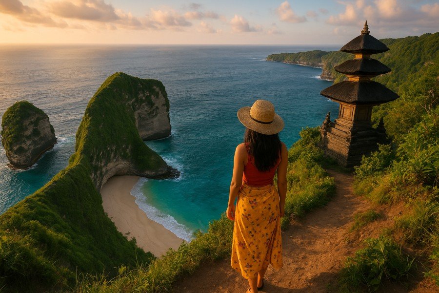 Bali Cliffside Sunset