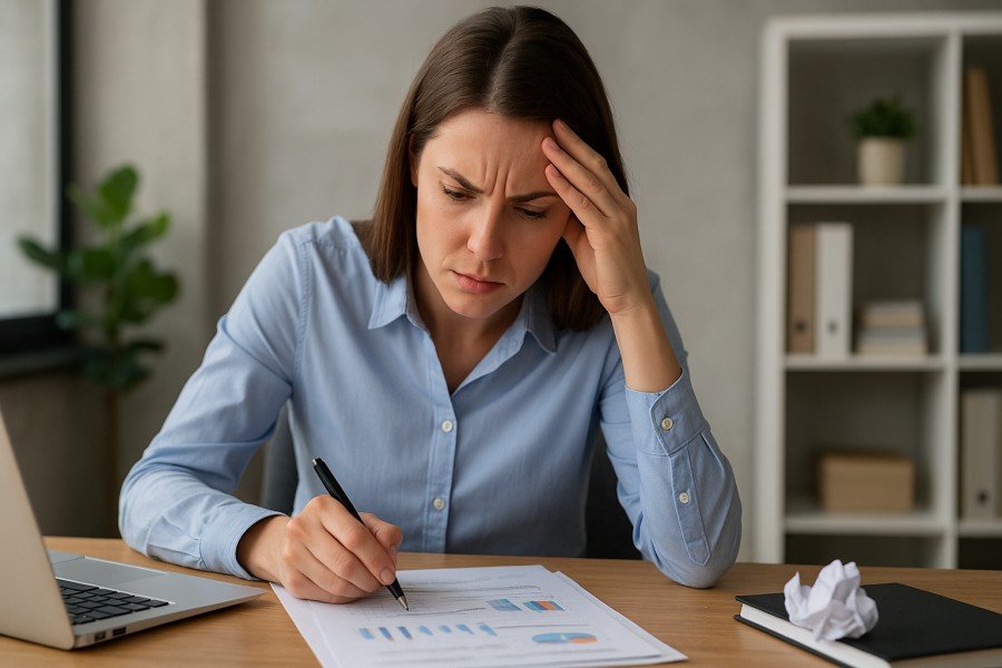 Woman at Desk