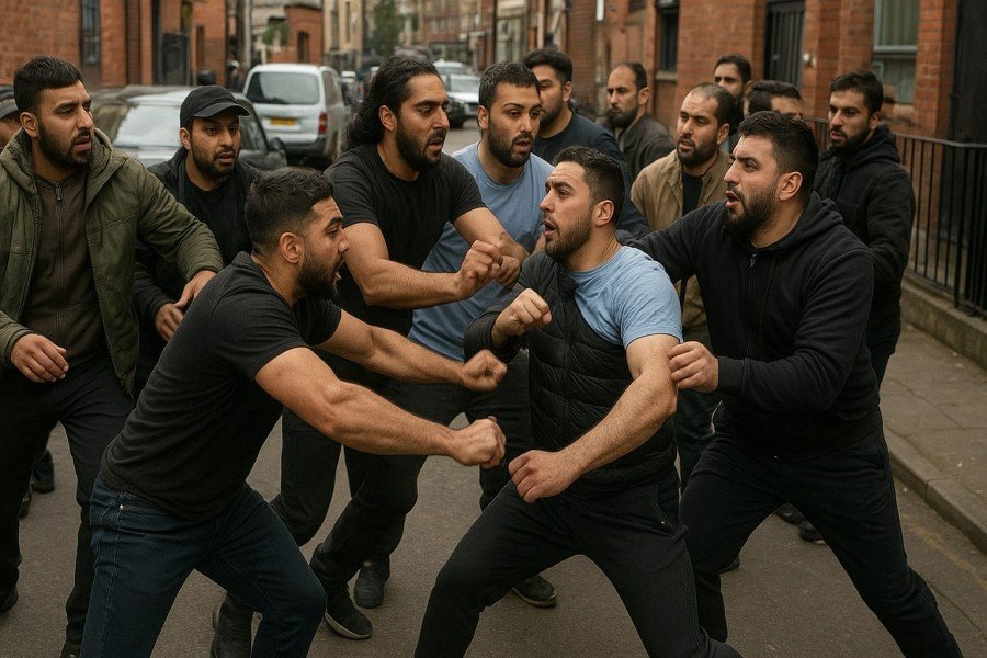 Viral Manchester Brawl Video