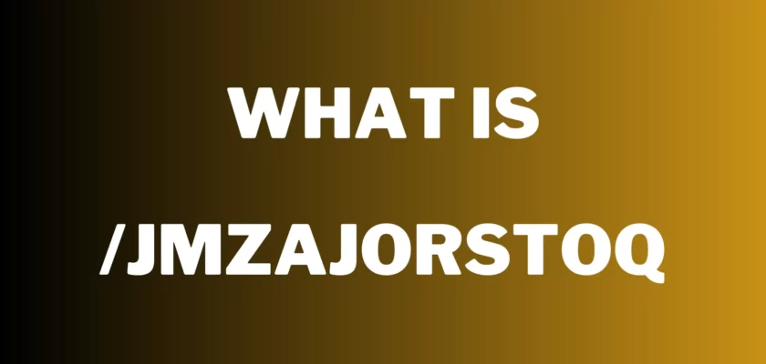 Exploring the Significance of /jmzajorstoq