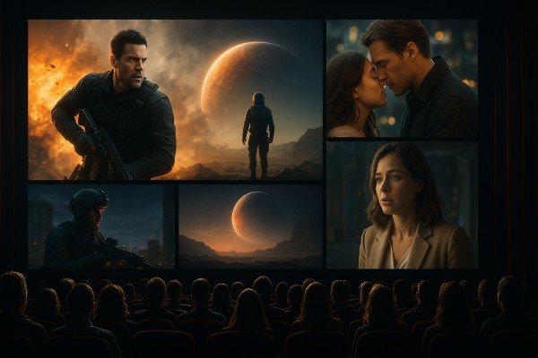 Moviegoers Immersed