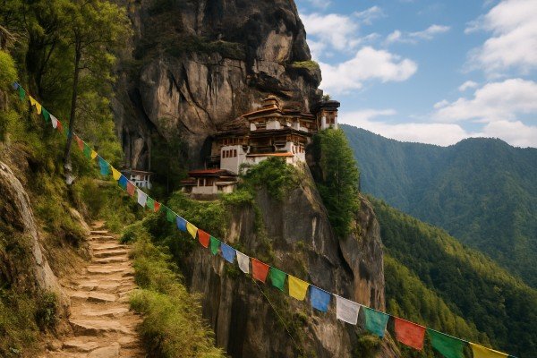 Monastery on a Cliffside