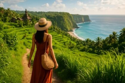 Sunset Stroll Through Bali