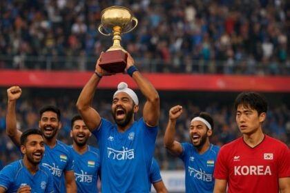 Victory Celebration in Indian Field Hockey