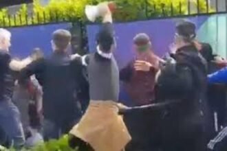 Viral Manchester Brawl Video